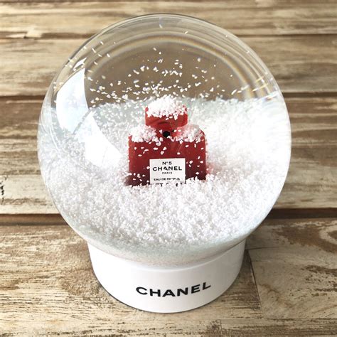 chanel snowglobe red xl|Chanel Snow Globe for sale .